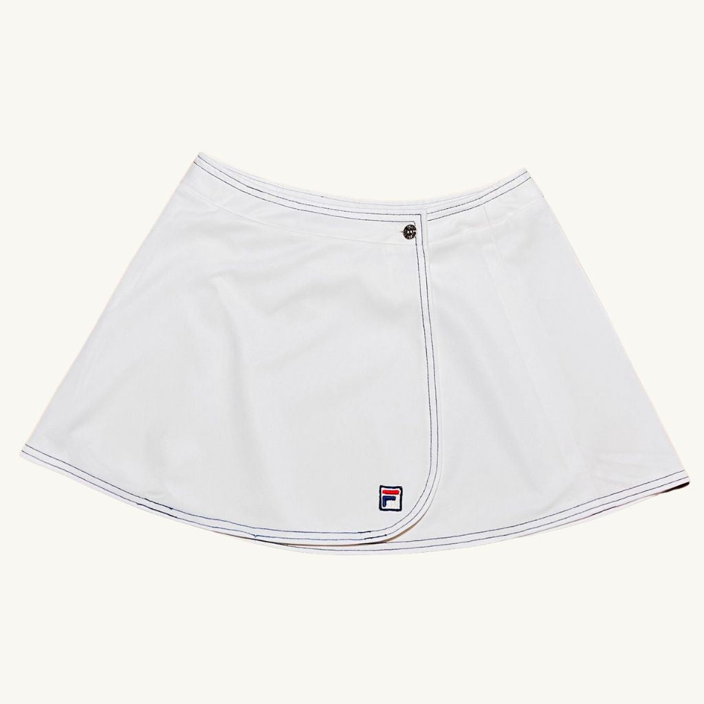 Fila White Line Skirt